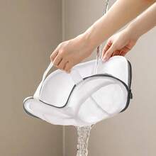 Bra Wash Bag With Anti-Deformation Design, Reusable Laundry Bag With Hanging Strap - Multicolor - View 7