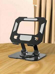 Rotatable And Foldable Metal Desktop Stand, Tablet Stand, Laptop Stand, Computer Cooling Stand - Suitable For IPad, Tablet, Laptop, For Live Streaming, Learning, Binge-Watching And Tablet Cooling - View 7