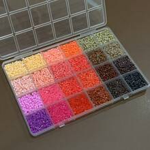 Ensemble de perles DIY avec boîte, haricots mungo et perles fondues de 2,6 mm, kit d'artisanat de porte-clés fait main, cadeau de vacances - Multicolore - Voir 20