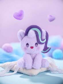 Hasbro 我的小马驹盲盒，可爱小马系列毛绒挂件，款式随机，送给女孩的可爱礼物 - 彩色 - 查看 7