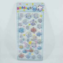 Popular 3D Solid Crystal Epoxy Resin Cartoon Star Water Drop Stickers, Retro Style - Multicolor - View 2