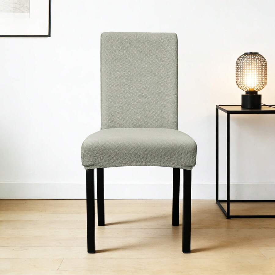 1/2/4/6件装弹力椅套，适用于家庭、酒店、餐厅、餐椅，四季通用 - 彩色 - 查看 1