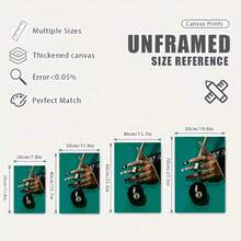 1 tấm tranh nghệ thuật vẽ móng tay chủ đề may mắn châu Phi hiện đại, hình ảnh chất lượng cao, tranh treo tường trang nhã, phong cách trang trí đương đại phổ biến, tranh canvas cổ điển, poster sáng tạo, phù hợp trang trí phòng khách và phòng ngủ, món quà hoàn hảo cho các dịp lễ. - Nhiều màu - Xem 3