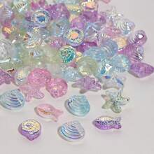 5Pcs Ocean Series Beads DIY Phone Chain Bracelet Necklace For Jewelry Making Supplies - Bead - View 6