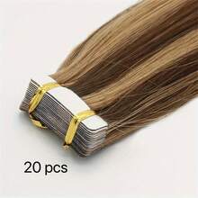 Tóc nối thẳng tự nhiên dành cho nữ, dạng băng dính P4-27, 20 miếng. - SP4/27 - Xem 5