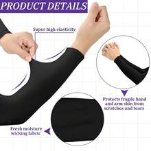 6 pares 4 pares 2 pares 1 par de mangas para brazos, mangas de compresión deportiva con protección UV y enfriamiento para hombres y mujeres, mangas para brazos de golf y baloncesto - Multicolor - Ver 2