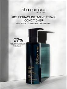 Shu Uemura Rice Nourish Intensive Repair Shampoo & Conditioner, Strengthens & Prevents Hair Breakage, Rice Nourish Intensive Repair Hair Milk 250ml - Rice Extract Repairing Hair Conditioner 250ml - View 4