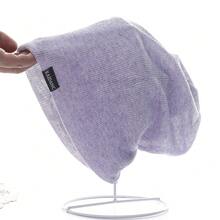 Summer Thin Breathable Pullover Hat For Women, Fashionable Baotou Hat, Super Big Head Circumference Pile Hat For Men - Xám - Xem 11