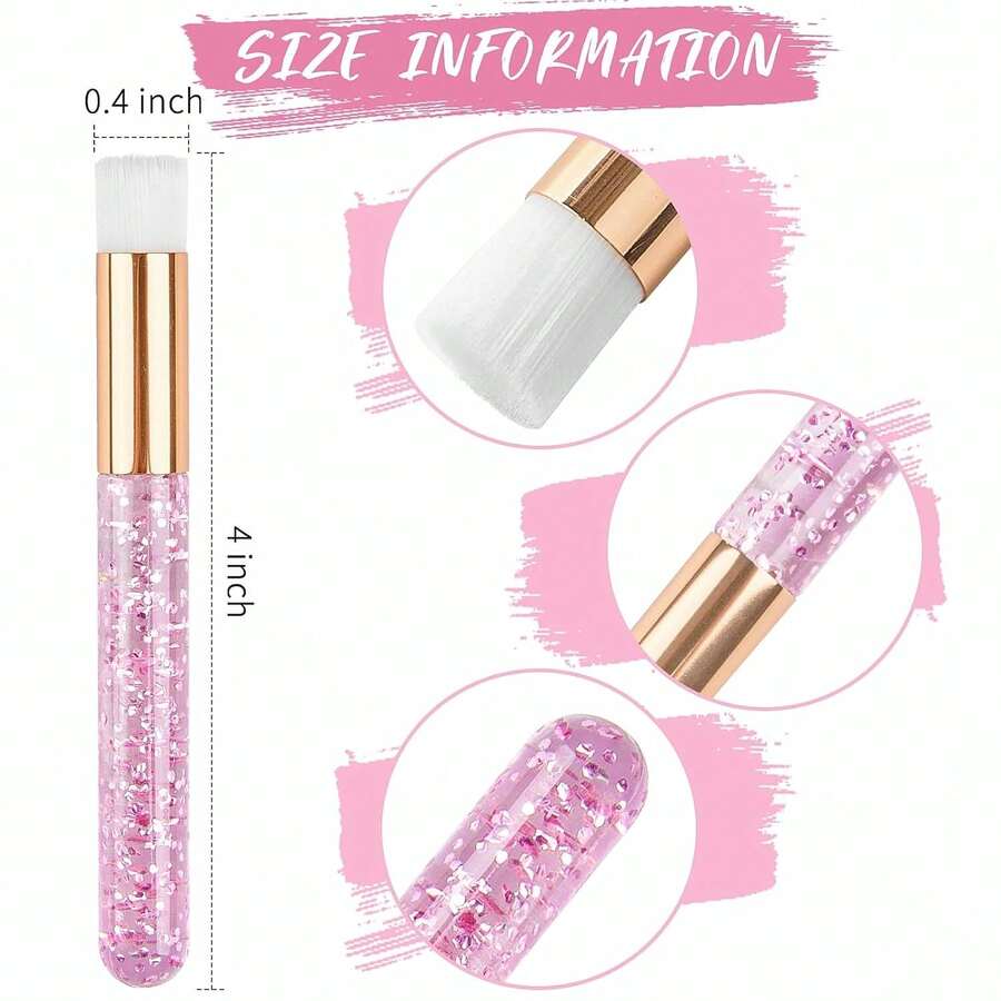Bộ 5/10 cọ vệ sinh mi giả, cọ làm sạch lông mũi và mụn đầu đen, cọ mút siêu nhỏ làm sạch lông mày và mi. - Nhiều màu - Xem 1