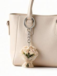 2D亚克力玫瑰花束钥匙扣，轻巧花朵钥匙圈，情人节玫瑰花束吊坠，趣味装饰品，背包配件，时尚吊坠，家居装饰，汽车装饰及吊坠，耳机吊坠，包包吊坠，配饰礼品，送给家人和朋友的完美礼物，情人节礼物，生日礼物，派对礼物，周年纪念礼物，结婚礼物 - 彩色 - 查看 7