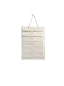 1 túi treo đựng trang sức dùng để sắp xếp dây chuyền, đồng hồ, vòng tay. - trắng - Xem 7