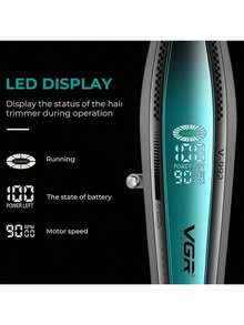 VGR V-992 9000RPM Hair Clipper - Green - View 4