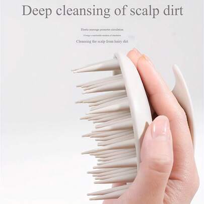 Silicone Hair Washing Massage Brush, Hair Scalp Cleansing Brush, Anti-Itch Hair Scratcher