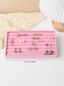 1 khay đựng trang sức, dùng để trưng bày vòng tay, lắc tay, nhẫn, đồng hồ. - Nhiều màu - Xem 4