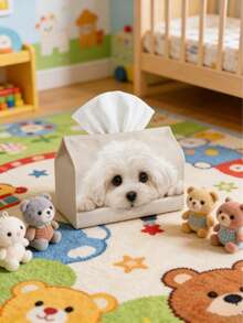 Sac de rangement personnalisé pour serviettes hygiéniques/mouchoirs imprimé avec photo de mode, sac à mouchoirs en tissu, distributeur de mouchoirs en tissu créatif, sac à mouchoirs suspendu, convient pour la salle de bain, le salon, la chambre à coucher et autres fournitures domestiques quotidiennes - Multicolore - Voir 6