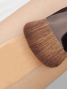 3pcs Ultra-Thin Foundation Brush Set, Premium Makeup Tools Gift, Suitable For Liquid Cream Cosmetics, High-End Beauty Brushes - Multicolor - View 7