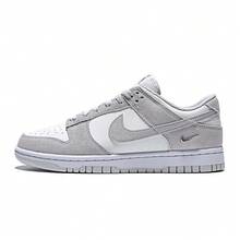 Nike Dunk 舒適柔軟 低筒 板鞋 女款 米灰色 - 灰白色 - 查看 3