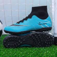 Original Lightweight, Soft, Comfortable Sock-Style Soccer Cleats With A Grippy, Non-Slip Sole. - Xanh/Xã hội - Xem 2