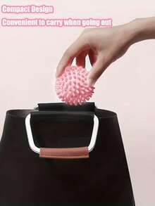 1 quả bóng yoga hình nhím có gai mềm nhô cao, bóng massage tập thể dục dùng để bấm huyệt, thư giãn cơ vai, cổ, chân, bóng yoga hỗ trợ cân cơ, thể thao & thể dục, mềm mại & thân thiện với da, thích hợp cho việc mang giày cao gót lâu, tập luyện cường độ cao, trường học, du lịch, nhà, spa, massage. - Nhiều màu - Xem 5