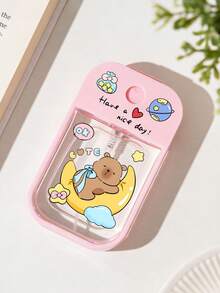 Chai xịt PET trong suốt họa tiết chuột lang nước dễ thương mới, bình xịt nước hoa, bình đựng dung dịch tẩy trang, bình xịt phun sương mặt, thích hợp đựng nước tẩy sơn móng tay, nước hoa hồng và nước tẩy trang, có thể tái sử dụng, vật dụng cần thiết khi đi du lịch, phụ kiện du lịch hoàn hảo, quà tặng ngày lễ, quà tặng Ngày của Mẹ, quà tặng giáo viên, quà tặng bạn bè, quà tặng Ngày Valentine, chai xịt du lịch - Nhiều màu - Xem 4