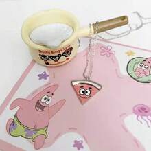 SpongeBob SquarePants 2件套创意星星组合项链，一对有趣的卡通好朋友配饰，适合节日派对氛围装饰，完美的派对装饰品，家居装饰（款式随机） - 彩色 - 查看 9