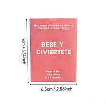 西班牙饮酒游戏 Baby Y DIVIÉRTETE – 终极成人饮酒派对游戏，适合 2-5 人 | 一款趣味十足、狂野刺激的成人破冰游戏 | 尽情享受微醺和欢乐，挑战各种搞笑的真心话大冒险 | 游戏之夜、单身派对和社交聚会的完美之选 - 西瓜粉 - 查看 4