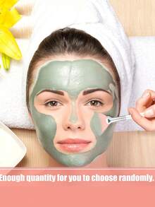 Bộ 5 cọ đắp mặt nạ hình quạt lông mềm, cọ phủ axit, dụng cụ chăm sóc da mỹ phẩm, thích hợp cho mặt nạ bùn. - Nhiều màu - Xem 6