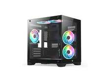 Bgears B-Pellucid MicroATX Black Micro ATX Tower Case, Tempered Glass Compact Design - View 6