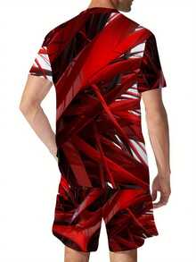 Conjunto de camiseta para hombre - Colores mezclados - Ver 2