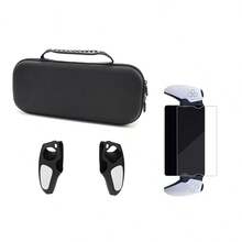 1 Set Portal Remote Play Storage Bag + 2 Pcs Dual-Color Protective Case + 1 Pc High-Definition Tempered Glass Screen Protector, Anti-Drop, Anti-Scratch, Anti-Slip, Anti-Sweat, Comprehensive Protection For Gaming Device - View 11
