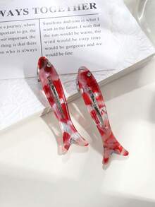 2pcs Cute Sweet Fish & Duck Bill Hair Clips, Suitable For Daily Use - Multicolor - View 15