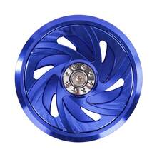 通用摩托车发动机冷却风扇罩，可旋转CNC铝合金散热器护罩，彩色气流增强型保护罩，适用于AKT NKD、SBR Bera、Combate、Bomber、AKT SL、CHR、CR4、CG150、XR150等车型 - 经久耐用，易于安装 - A - 查看 4