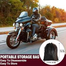 [Best Sell]Trike Motorcycle Cover Waterproof Outdoor Storage Cover For 3-Wheel Motorcycles Heavy Duty 420D Oxford Fabric Shelter With Zipper For Antenna Rain Snow Protection - Richer-104"x66"x45" - View 9