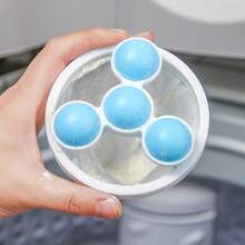 Floating Washing Machine Filter, Fine Mesh Debris Collector, Reusable Pet Hair Collector, For Laundry Cleaning - View 7
