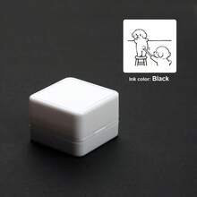 1pc Cute Poodle Shape Ink-Free Stamp, Press To Print, Healing Dog Image, Essential For Journals, Gifts, Decorations, Suitable For Students And Artistic Youth - Proud - View 14