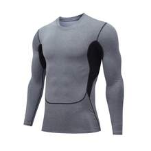 Men Workout Clothes - 1029 Gray - View 4
