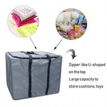 Patio Cushion Storage Bags - Gris - View 4
