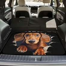 1 件加厚可爱宠物印花汽车后备箱垫，防水防尘，易于清洁，适用于 SUV、轿车、卡车，有效保护后备箱。 - 100cm*75cm - 查看 3