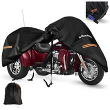 [Best Sell]Trike Motorcycle Cover Waterproof Outdoor Storage Cover For 3-Wheel Motorcycles Heavy Duty 420D Oxford Fabric Shelter With Zipper For Antenna Rain Snow Protection - Richer-104"x66"x45" - View 10