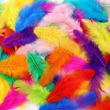 100pcs 4-6 Inch Vibrant Artificial Feathers, Suitable For Decorative Materials And Creative Art Projects - Royal Blue-05 - View 10