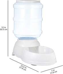 Automatic Pet Feeder – 2.7 Kg Capacity, Made Of Robust Plastic, Non-Slip Base – For Cats And Dogs, White - 1pcs - View 8