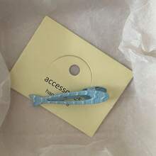 Blue Gradient Small Fish Metal Hairpin - 隨機1pc髮夾 - 查看 9