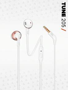 Tune 205 Wired In-Ear Earphones, Legendary JBL Pure Bass Sound, Lightweight Ergonomic Fit For All-Day Comfort, In-Line Mic & Remote For Calls Music Control, Versatile For Daily Commute & Light Workout - View 11