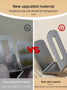 2pcs Plastic Pot Lid Rack, Wall-Mounted Pot Lid Holder Without Drilling, For Storing Pot Lids, Cutting Boards, Frying Pans And Other Kitchen Supplies - Multicolor - View 7