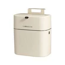 1 thùng rác màu trắng tối giản, thiết kế nắp lật hai chức năng gắn tường, thích hợp cho nhà bếp, văn phòng, phòng tắm, quà tặng dịp lễ Eid, Phục sinh, Giáng sinh. - trắng - Xem 6