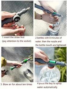 耐用型泵式喷雾器，手持式压力喷雾工具，高品质草坪和花园喷雾器 - 1 個噴嘴 - 查看 4