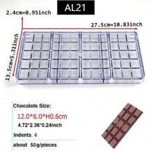 34pcs Chocolate Mold Set With 100pcs Chocolate Sticks, Home Kitchen Chocolate Candy Baking Tools, Pastry Making Supplies - Clear - View 17