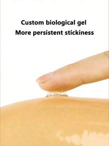 4/2片加厚胸垫，可贴于吊带背心或泳衣，心形提升胸型，透气，泡沫衬里，三角形胸垫 - 彩色 - 查看 6