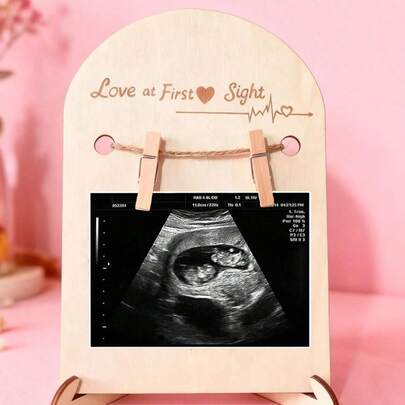 Baby Ultrasound Photo Frame, New Mom Ultrasound Picture Frame, For Pregnancy Announcement Or Baby Birth Decoration, Baby Shower, Home Decor, Baby Shower Gift, Gift For Girl Or Boy