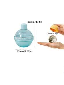 1pc Lightbulb Shaped Ice Cube Mold, Each Diameter 6.35cm, Ideal For Making Vibrant Whiskey Or Cocktail Ice Balls. This Reusable Silicone Mold Is The Perfect Choice For DIY Spherical Ice Cubes. The Extra-Large Jelly Ball Mold Can Make 2.5 Inch (Approx. 6.35cm) Slow-Melting Ice Balls - Multicolor - View 11